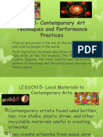 PART 3-Contemporary Art: Techniques and Performance Practices