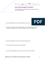 Building An Electromagnet Worksheet