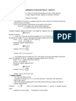 Reading Materials Rotational Kinematics