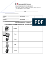 Examen Validación Inglés II