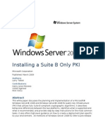 Suite B PKI in Windows Server 2008