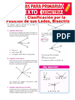 Clasificación de Los Ángulos Por La Posición de Sus Lados para Sexto de Primaria