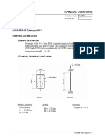 Software Verification: AISC-360-16 Example 001