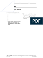 Magnetism: Teacher Notes and Answers 19 Magnetism