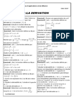 La Derivation Serie D Exercices 1 1