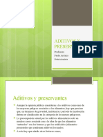 Aditivos y Preservantes