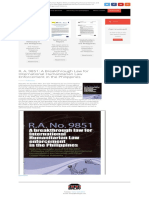 R. A. 9851 A Breakthrough Law For International Humanitarian Law Enforcement in The Philippines - BALAY Rehabilitation Center