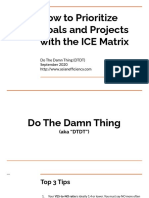 DTDT 202009 Prioritization With The ICE Matrix