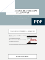 Posibilidades, Preferencias y Elecciones