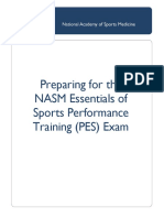 Preparing For The NASM Essentials of Sports Performance Training (PES) Exam