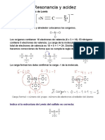 Resonancia y Acidez