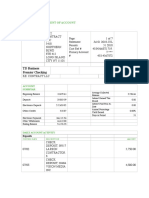 TD Bank Statement