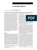 Molecular Structure in Soil Humic Substances: The New View: Critical Review