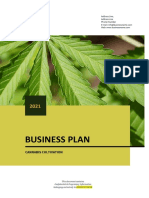 Business Plan: Cannabis Cultivation