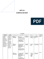 Arts 10 Curriculum Map