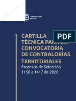 Cartilla 034 Convocatoria de Contralorias Territoriales