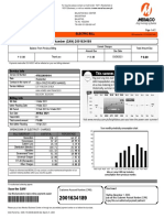 Summary For Customer Account Number (CAN) 2001634189