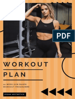 Summer 2019 Gym Workout Plan