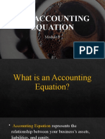 The Accounting Equation