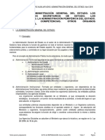 Tema 7 Admón Gral. Órganos Oposición Auxiliar Administrativo AGE