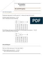 Presentation of Logic Gates