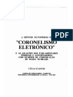 A Hipótese Do Coronelismo Eletrônico - Célia Stadnik