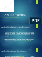 Analise Sintatica