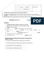 Grammar-Voc Test 3 2Nd Bachillerato A