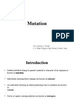 Mutation: Prof. Harshraj. S. Shinde K. K. Wagh College of Agril. Biotech, Nashik. India