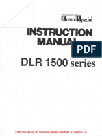 Kansai DLR-1500 Series Instruction Manual