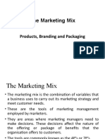 The Marketing Mix: Products, Branding and Packaging