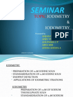 Iodimetry & Iodometry