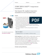 iTEMP TMT82 HART® 7 Temperature Transmitter