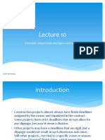 Schedule Compression and Time-Cost Trade Of: DR - Sawsan Hamzeh