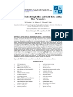 Oriffice Flow Analysis and Parameters 