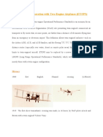 Extended Range Operation With Two-Engine Airplanes (ETOPS) : History