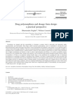 Drug Polymorphism and Dosage Form Design