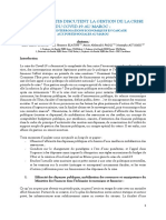 Les Economistes Discutent La Gestion Du Covid 19 Au Maroc