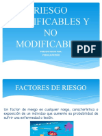 Factores de Riesgo Modificables y No Modificables