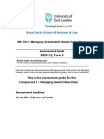 Assessment Guide MK7041 2020 21 Component 1 - Managing Inward Value Chains