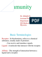 Immunity: Dr. Abhijith D, Assistant Professor, Department of Biochemistry, JSS Medical College, Mysooru