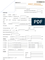 Smit Draad Enquiry/Order Form For CTC: Single Strips