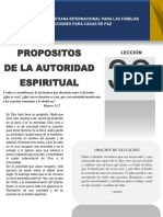 Propositos de La Autoridad Espiritual