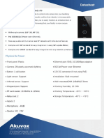 Akuvox E11R Datasheet - 20200220 - V2.2