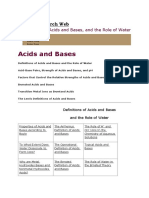 Acids and Bases