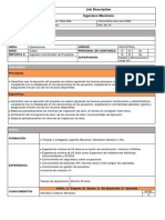 Job Description - Ingeniero Mecánico