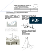 01 - Exámen Estática - 2021 - I