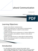 Intercultural Communication: Learning Unit 1 Module Manual Pp. 21 - 40