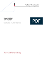 Model JS3042 Jaw Crusher: Illustrated Parts Catalog