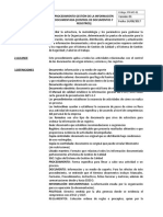 PR-CA-01 Procedimiento de Gestión de La Información Documentada